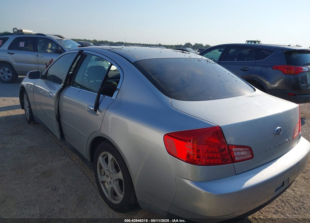 2003 INFINITI G35 LUXURY LEATHER VIN: JNKCV51E73M324936
