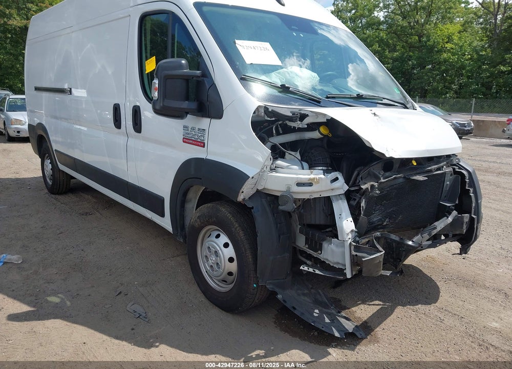 2022 RAM PROMASTER 2500 HIGH ROOF 159 WB VIN: 3C6LRVDG7NE110590