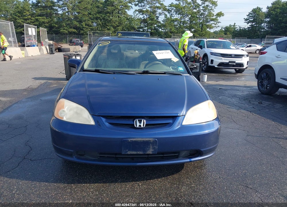 2001 HONDA CIVIC EX VIN: 1HGEM21901L056251