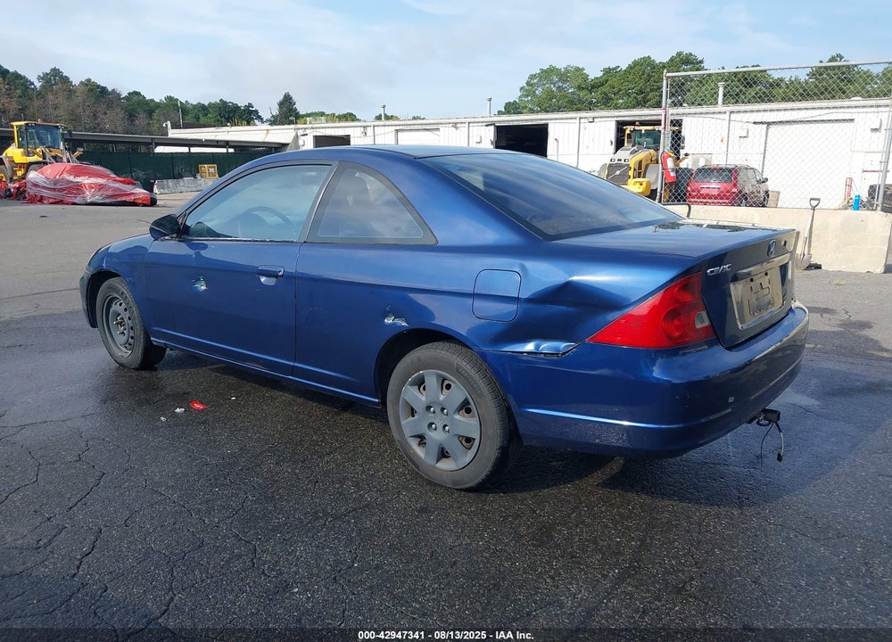 2001 HONDA CIVIC EX VIN: 1HGEM21901L056251
