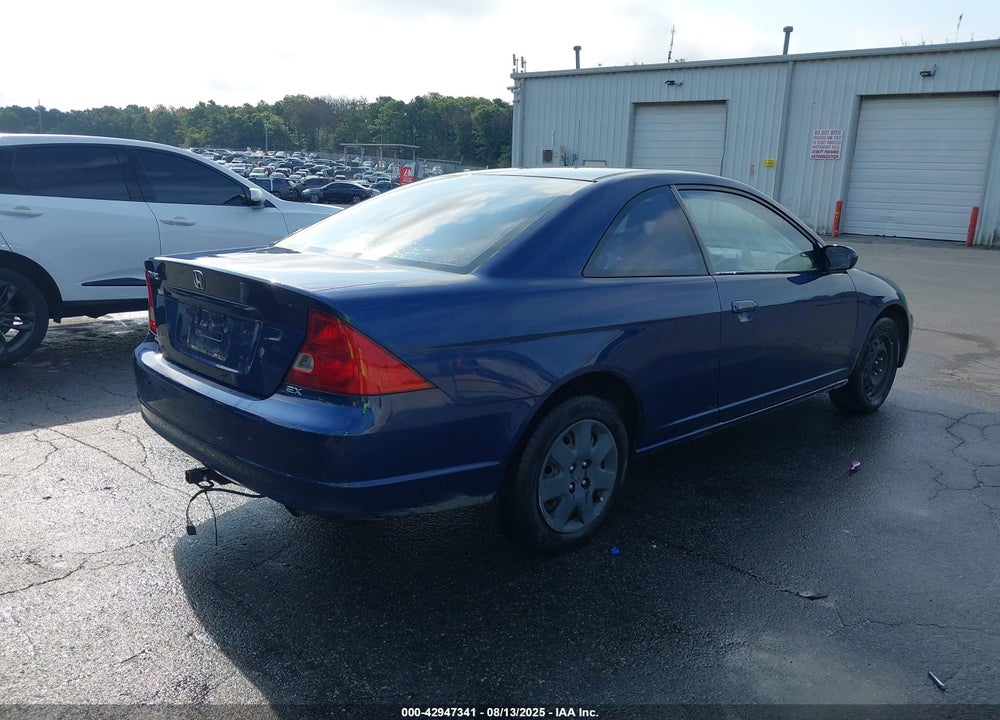 2001 HONDA CIVIC EX VIN: 1HGEM21901L056251