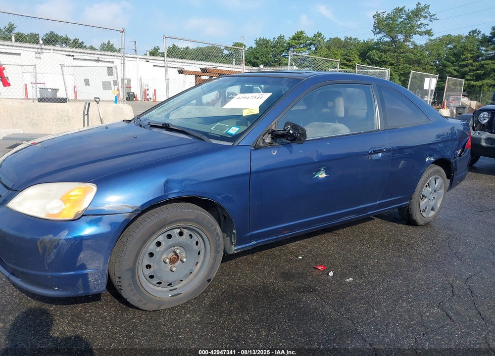 2001 HONDA CIVIC EX VIN: 1HGEM21901L056251