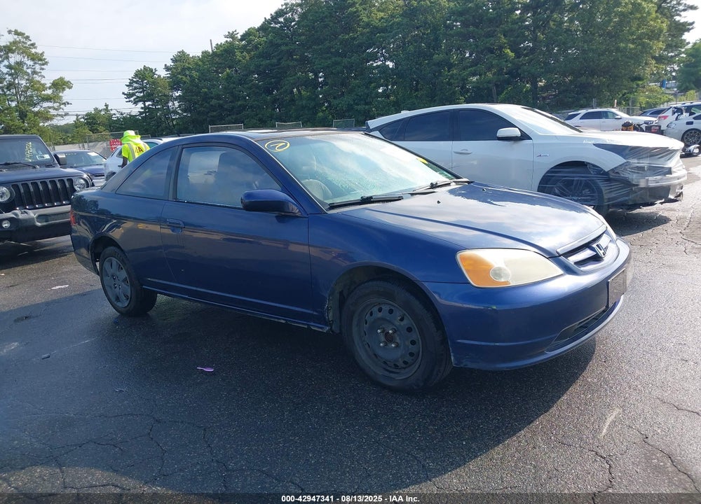 2001 HONDA CIVIC EX VIN: 1HGEM21901L056251