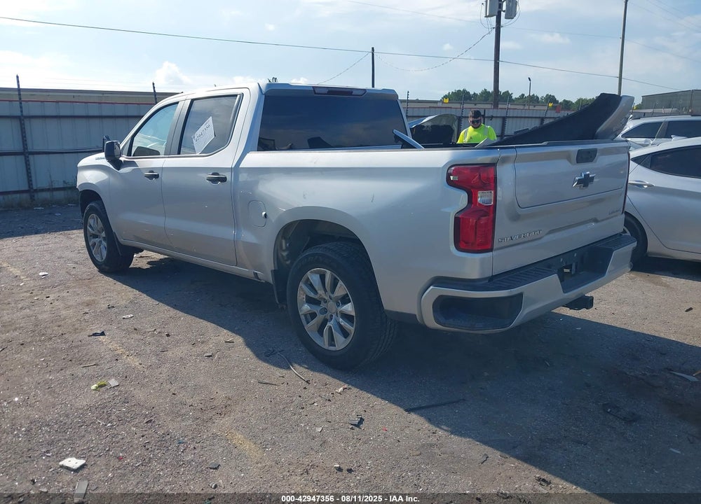 2021 CHEVROLET SILVERADO 1500 2WD SHORT BED CUSTOM VIN: 3GCPWBEK9MG465882