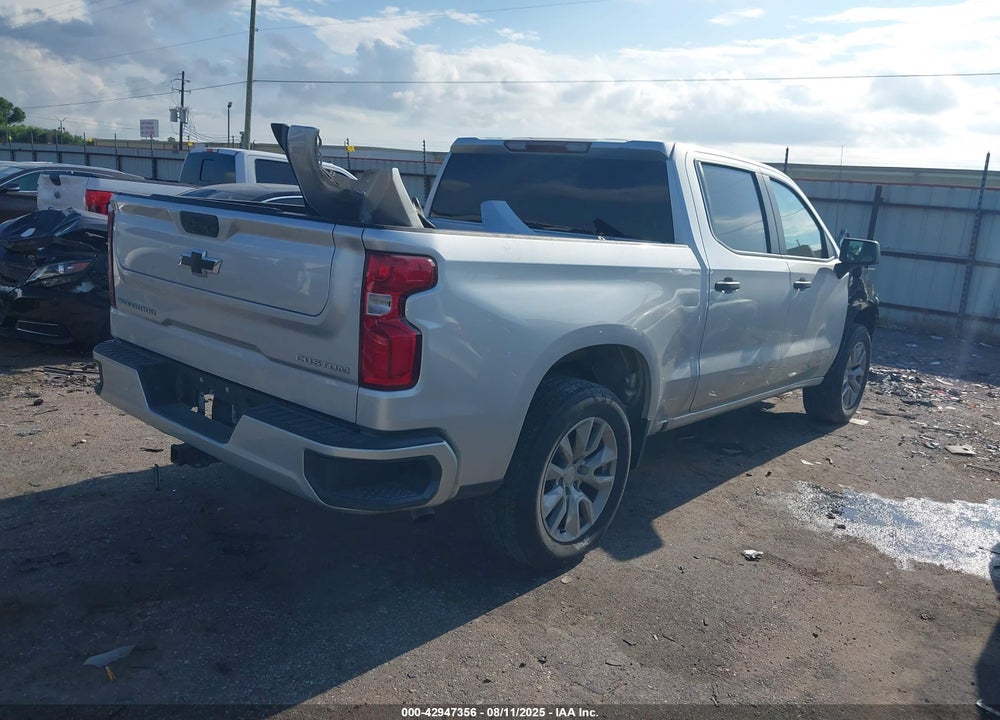 2021 CHEVROLET SILVERADO 1500 2WD SHORT BED CUSTOM VIN: 3GCPWBEK9MG465882