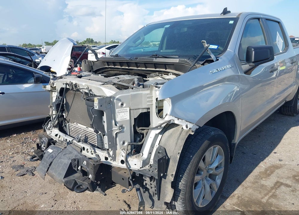 2021 CHEVROLET SILVERADO 1500 2WD SHORT BED CUSTOM VIN: 3GCPWBEK9MG465882