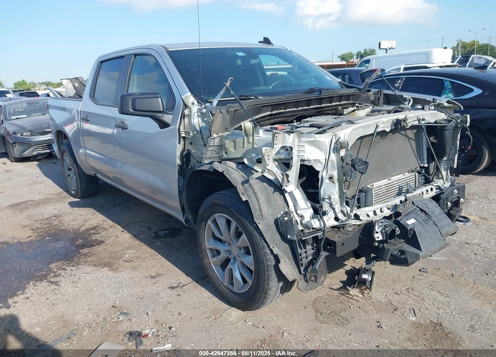2021 CHEVROLET SILVERADO 1500 2WD SHORT BED CUSTOM VIN: 3GCPWBEK9MG465882