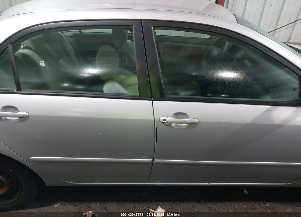 2008 TOYOTA COROLLA LE VIN: 2T1BR32E98C903693