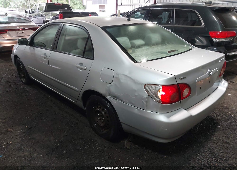 2008 TOYOTA COROLLA LE VIN: 2T1BR32E98C903693