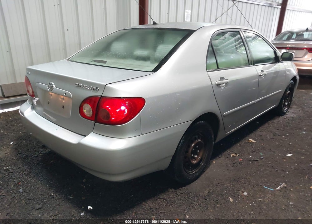 2008 TOYOTA COROLLA LE VIN: 2T1BR32E98C903693