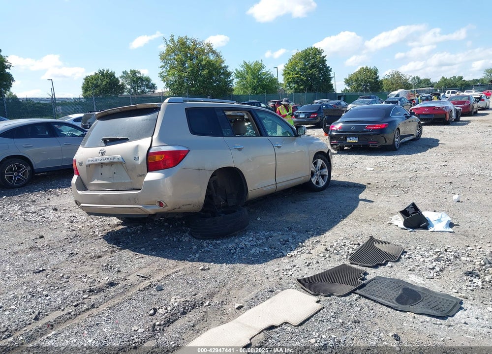 2008 TOYOTA HIGHLANDER LIMITED VIN: JTEES42A382005430