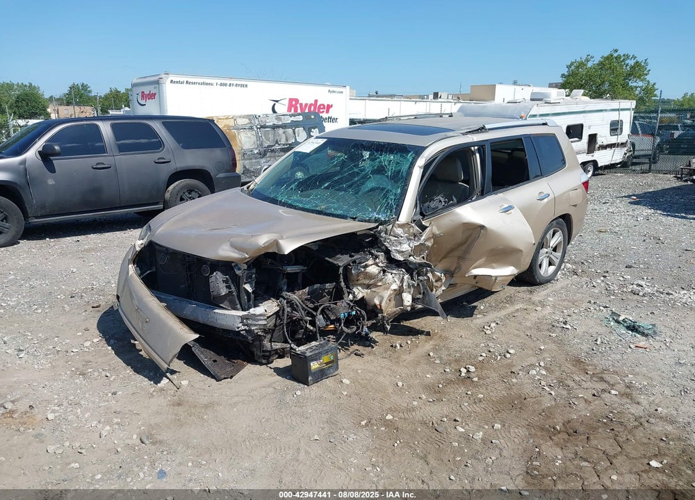 2008 TOYOTA HIGHLANDER LIMITED VIN: JTEES42A382005430