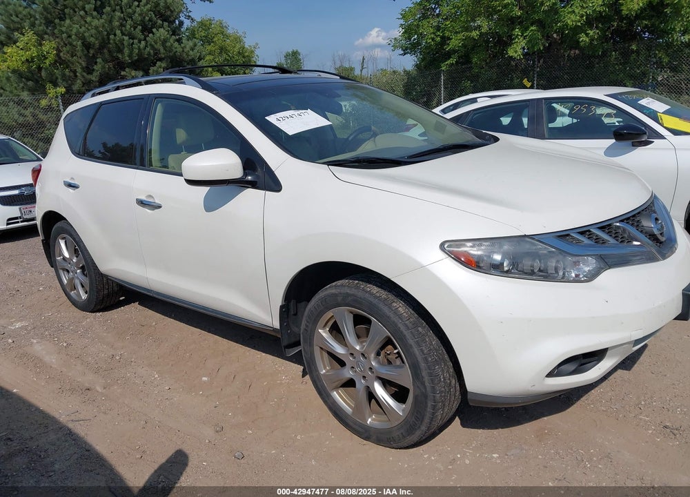 2012 NISSAN MURANO LE VIN: JN8AZ1MW2CW237044
