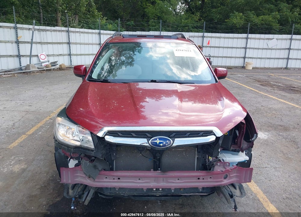 2018 SUBARU FORESTER VIN: JF2SJAJC4JH491861
