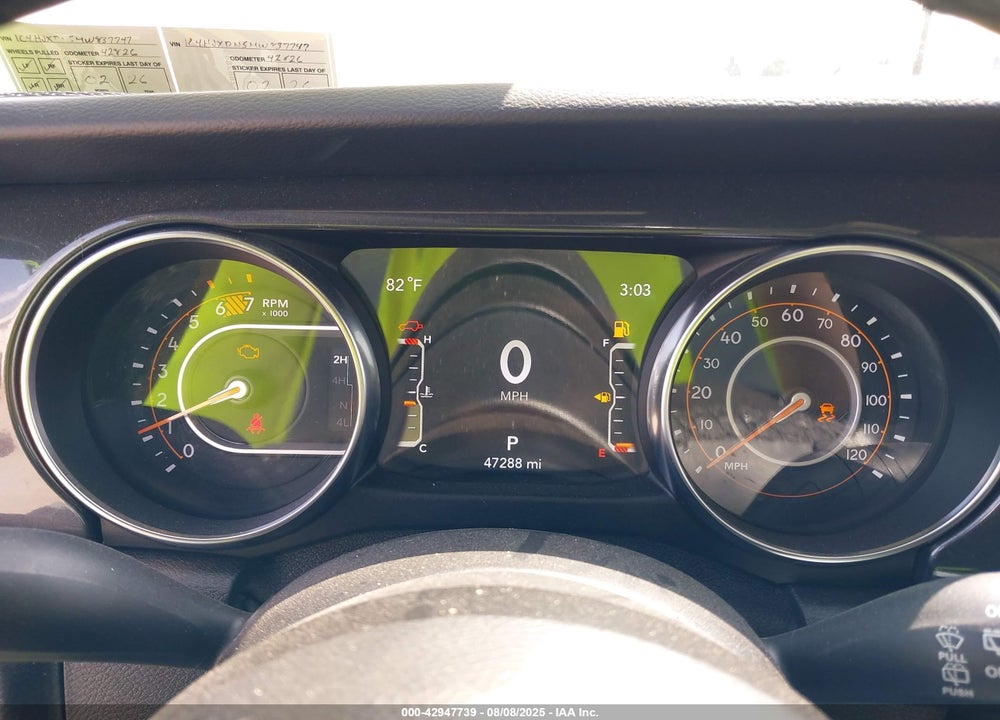 2021 JEEP WRANGLER UNLIMITED VIN: 1C4HJXDN5MW837747
