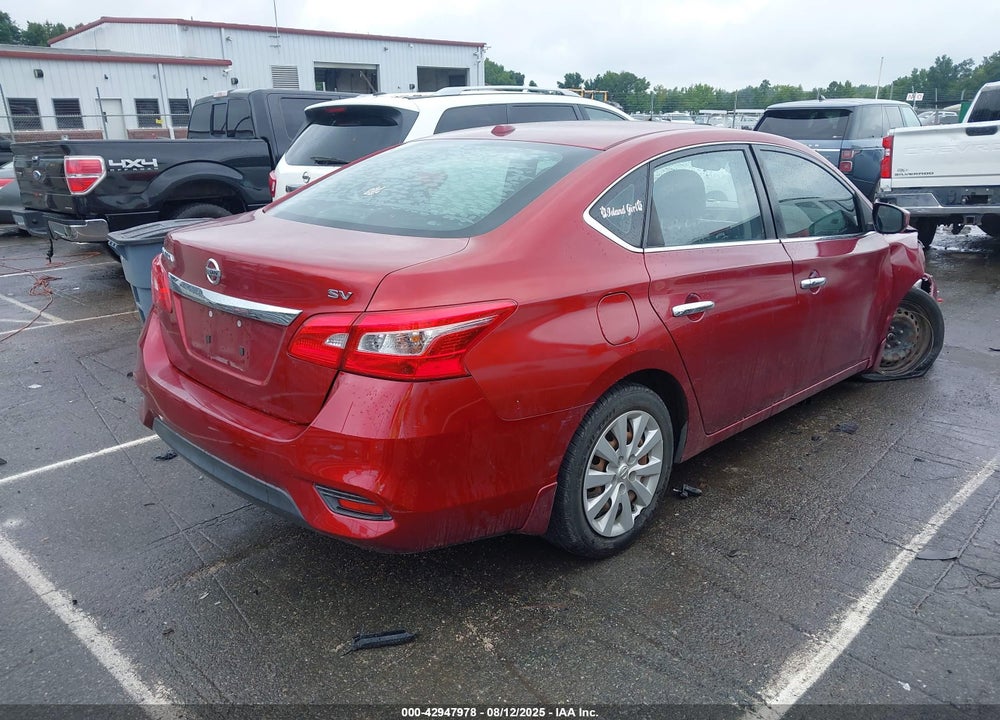 2017 NISSAN SENTRA SV VIN: 3N1AB7AP1HY382045