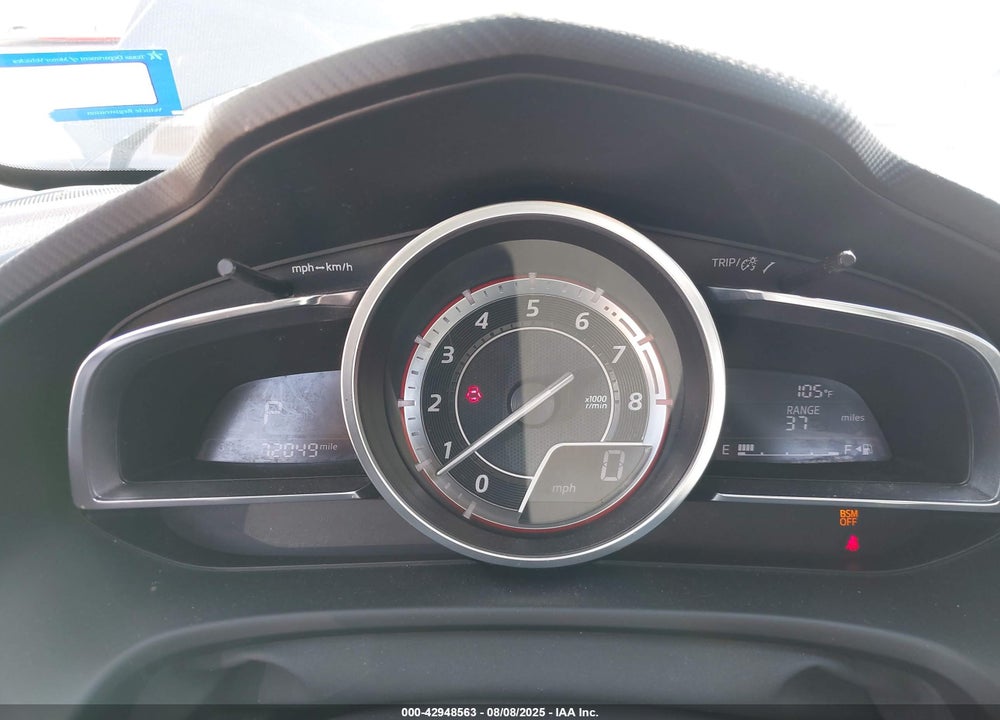 2014 MAZDA 3 VIN: JM1BM1V35E1199585