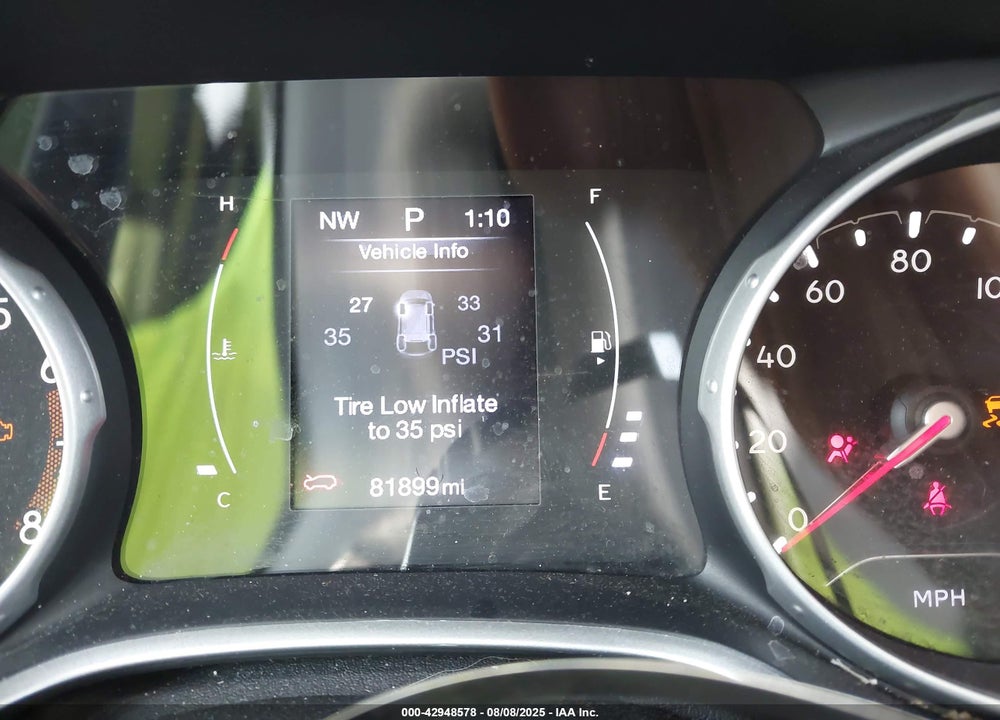 2018 JEEP COMPASS VIN: 3C4NJCBBXJT124588