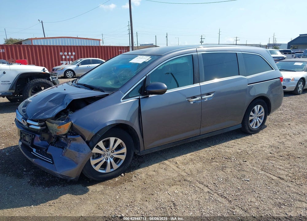 2016 HONDA ODYSSEY SE VIN: 5FNRL5H32GB010387