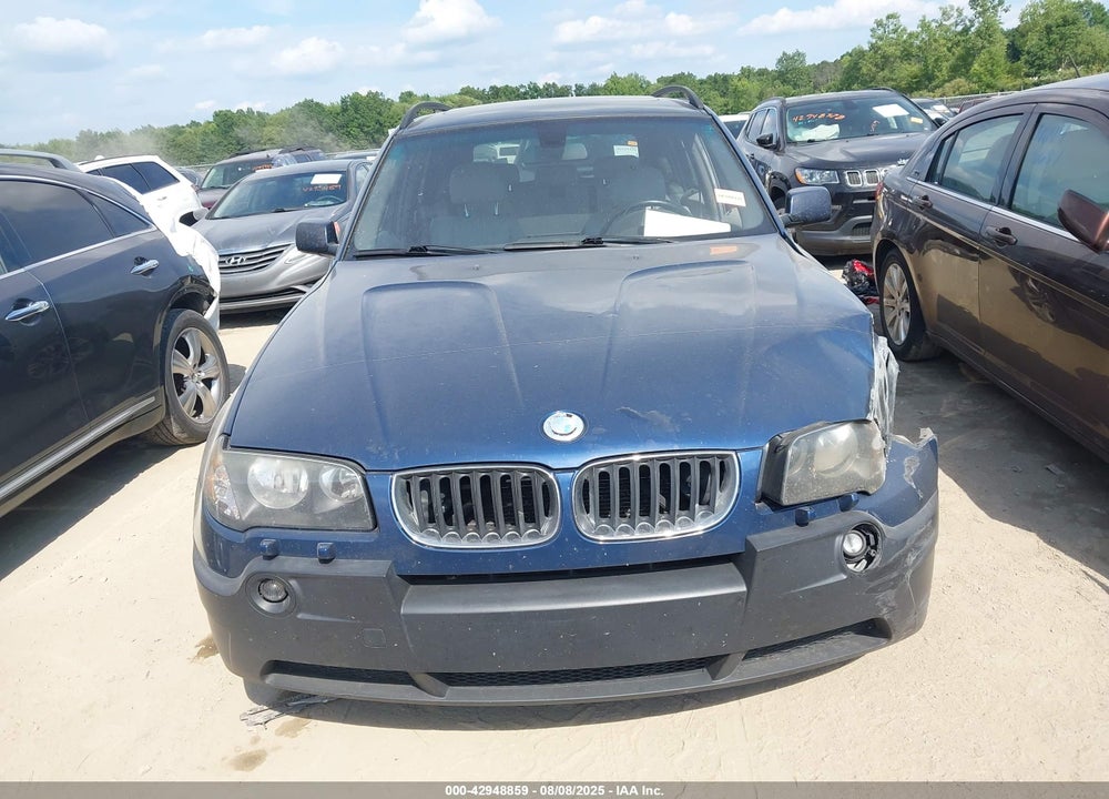 2005 BMW X3 3.0I VIN: WBXPA93435WD01712