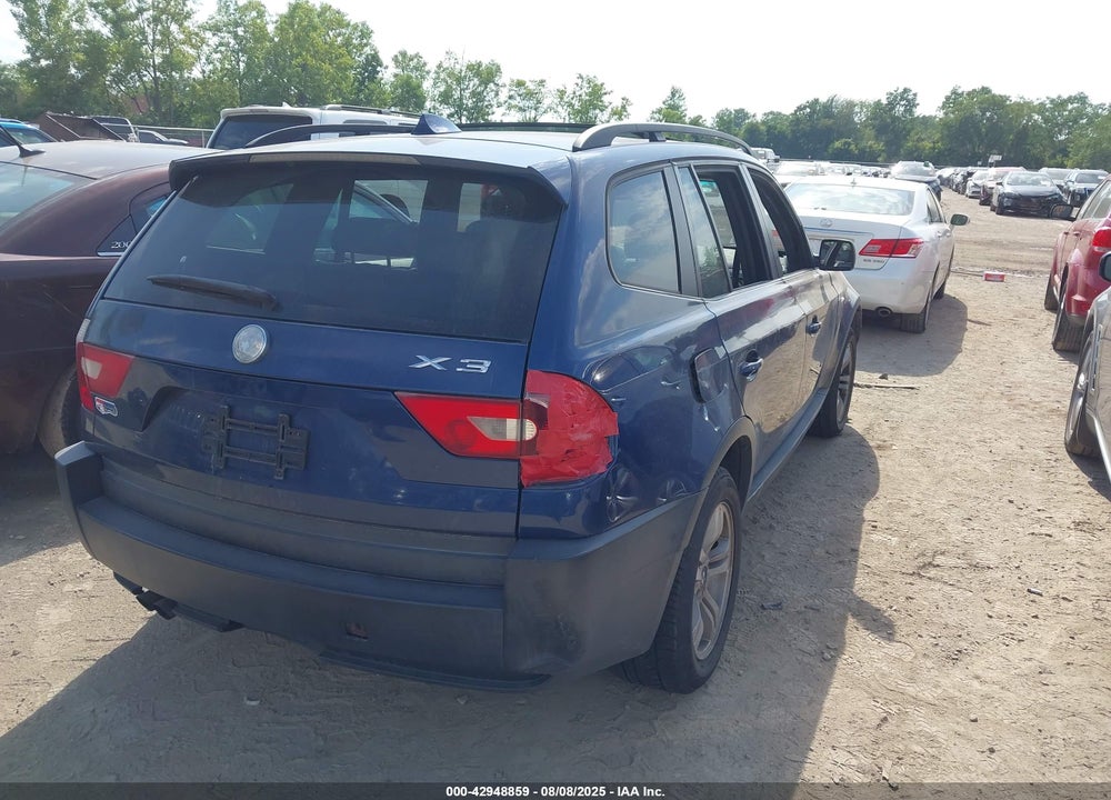 2005 BMW X3 3.0I VIN: WBXPA93435WD01712