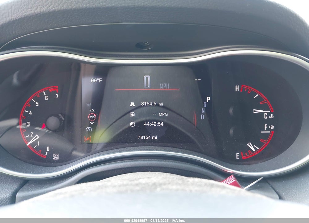 2019 DODGE DURANGO SXT PLUS RWD VIN: 1C4RDHAG3KC847599