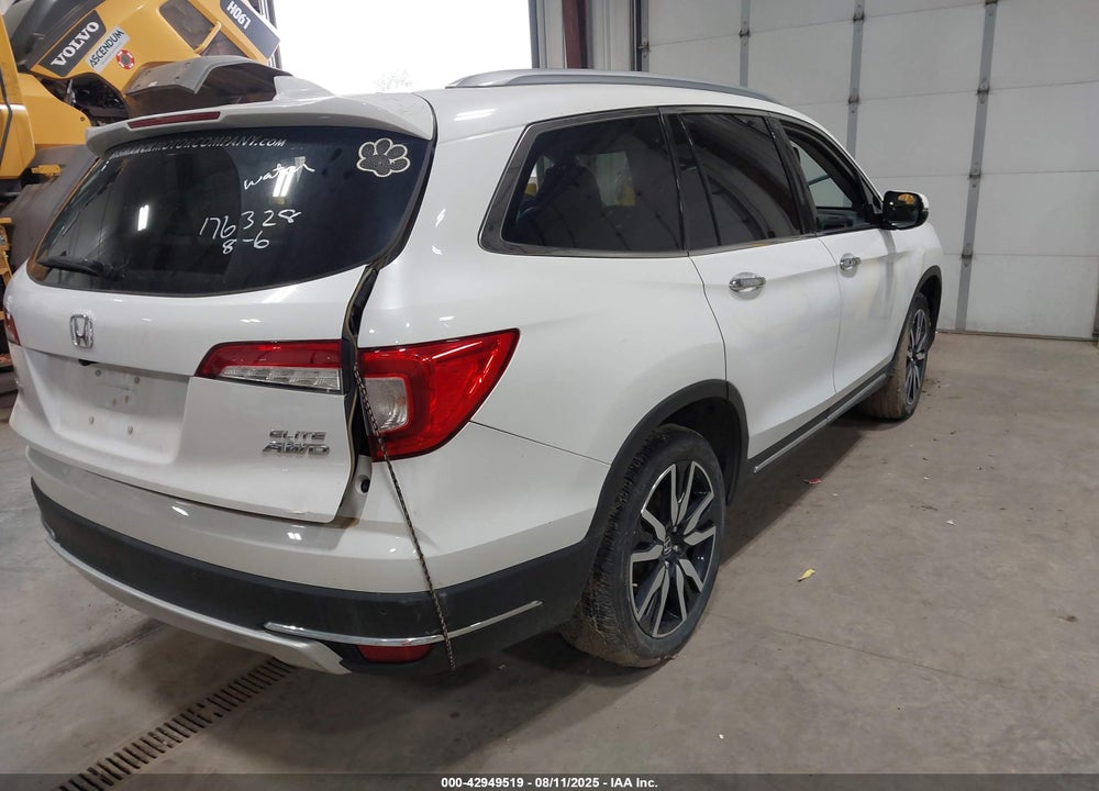 2022 HONDA PILOT AWD ELITE VIN: 5FNYF6H04NB004294