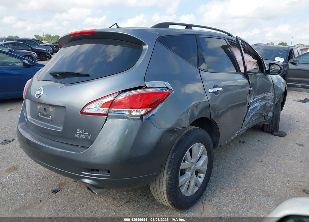 2013 NISSAN MURANO VIN: JN8AZ1MU8DW204954