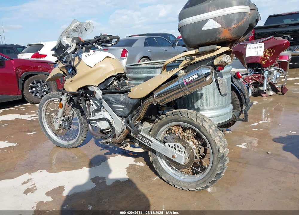 2005 BMW F650 DAKAR VIN: WB10186A15ZL45565