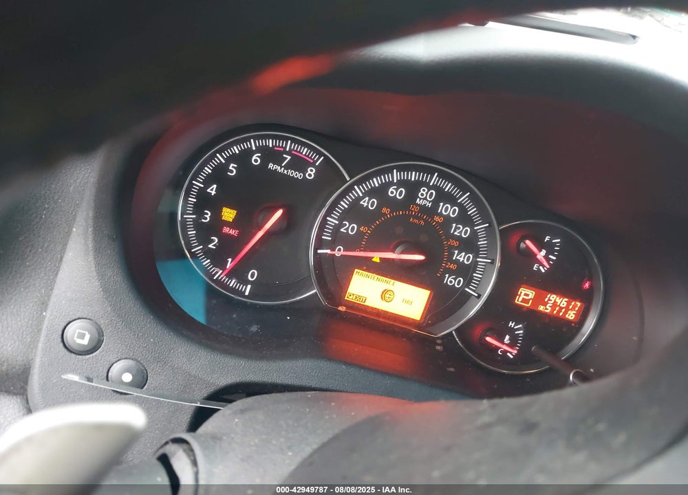 2010 NISSAN MAXIMA VIN: 1N4AA5AP6AC852983