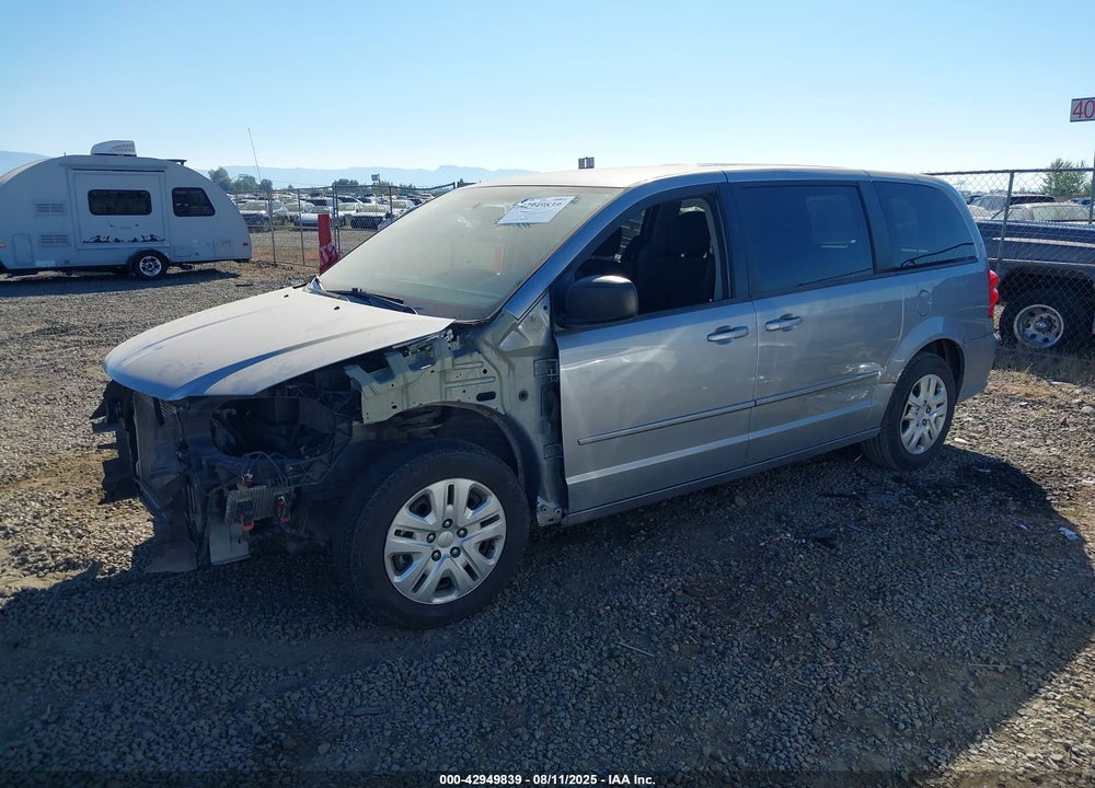 2017 DODGE GRAND CARAVAN SE VIN: 2C4RDGBG2HR855668