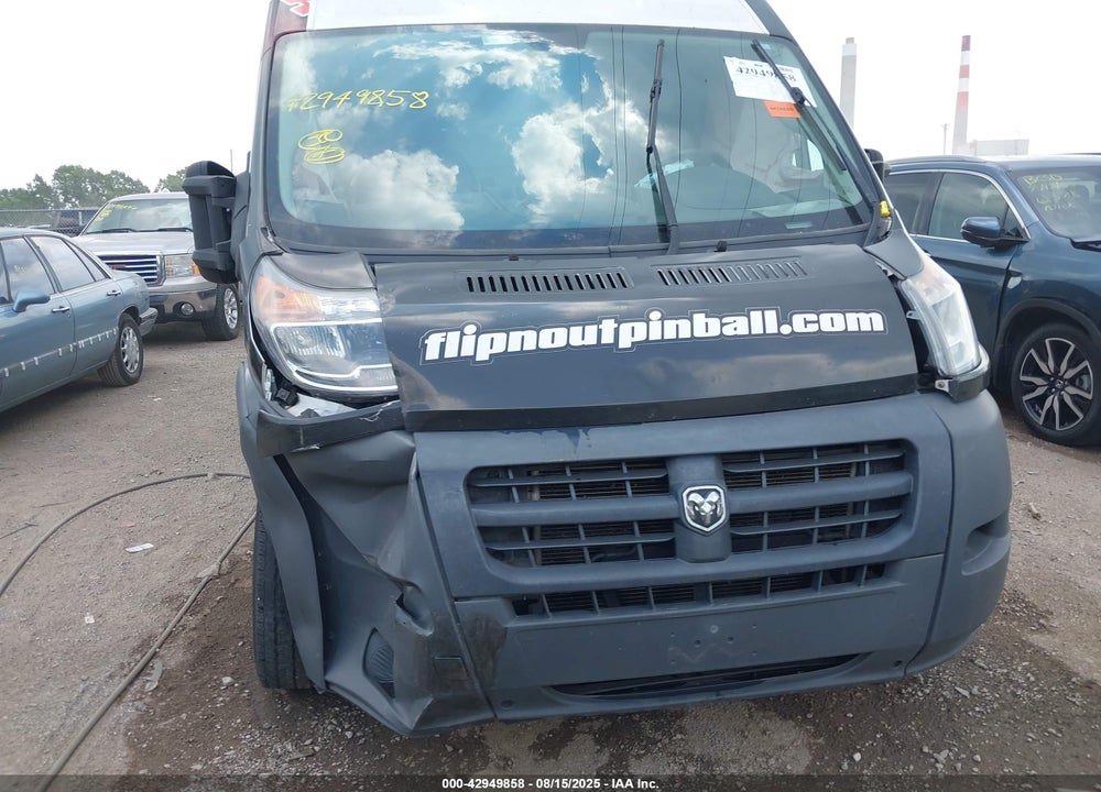 2017 RAM PROMASTER 2500 HIGH ROOF 159 WB VIN: 3C6TRVDGXHE547455