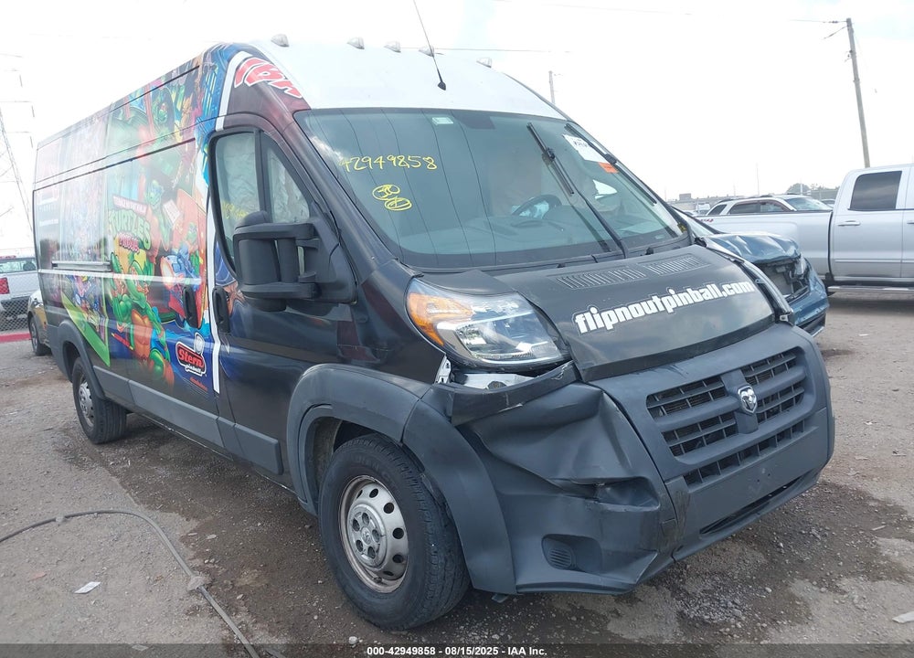 2017 RAM PROMASTER 2500 HIGH ROOF 159 WB VIN: 3C6TRVDGXHE547455