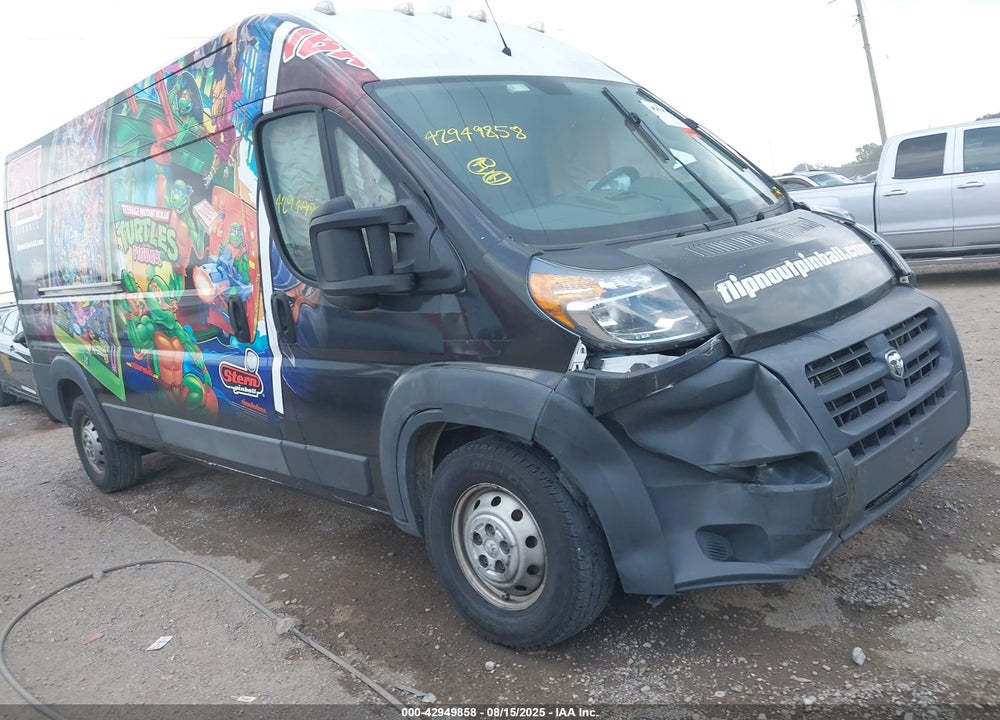 2017 RAM PROMASTER 2500 HIGH ROOF 159 WB VIN: 3C6TRVDGXHE547455