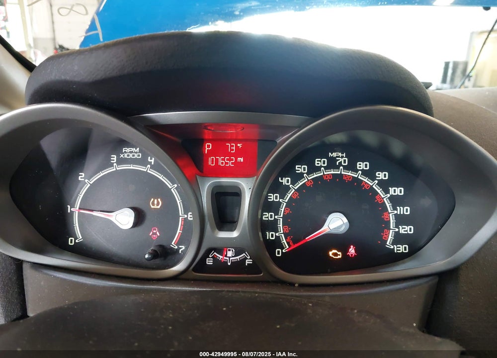 2012 FORD FIESTA SE VIN: 3FADP4EJ9CM137371