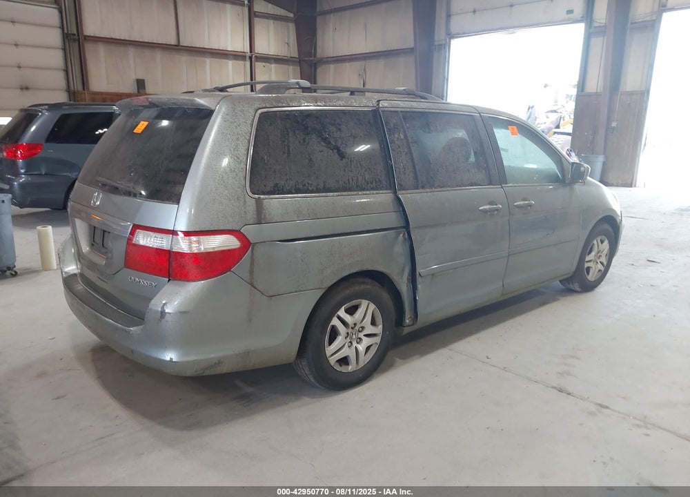 2005 HONDA ODYSSEY EX-L VIN: 5FNRL38745B076489