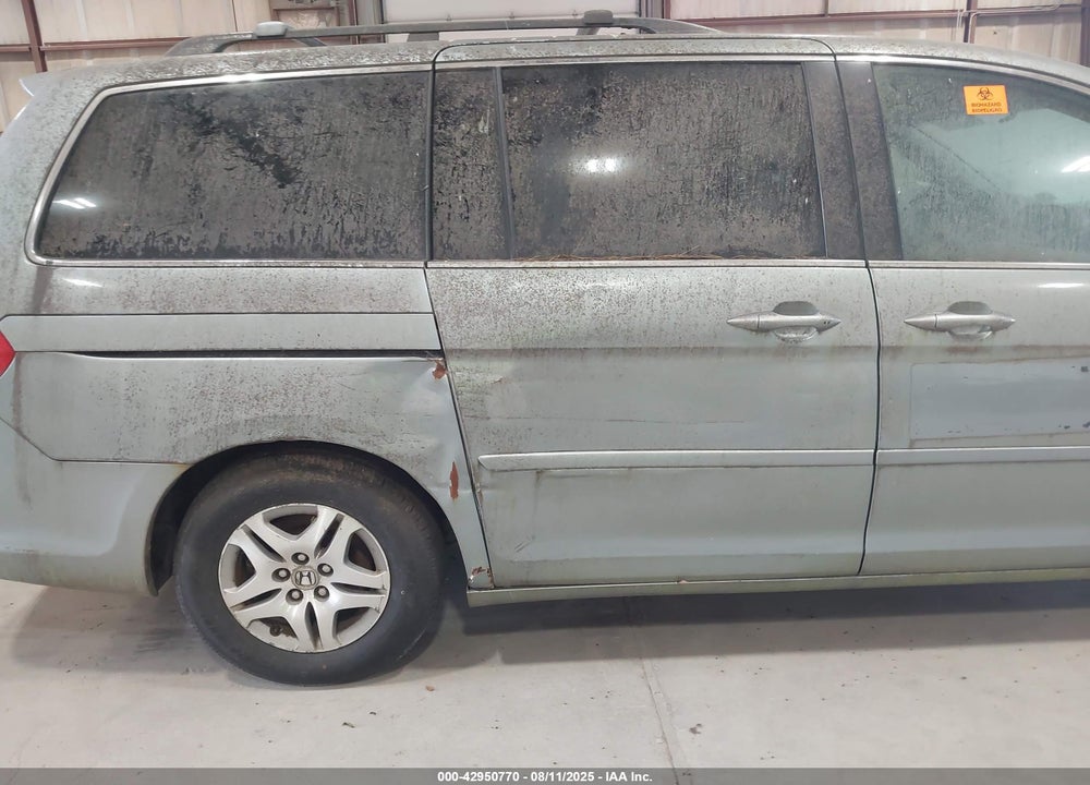 2005 HONDA ODYSSEY EX-L VIN: 5FNRL38745B076489