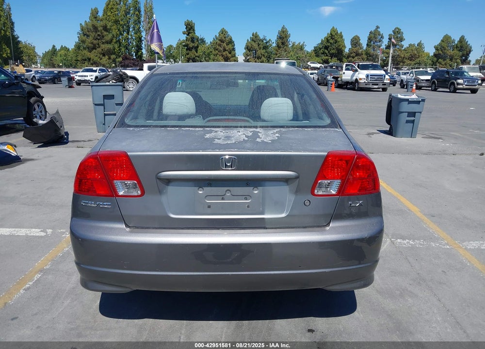 2005 HONDA CIVIC LX VIN: 2HGES16555H592394