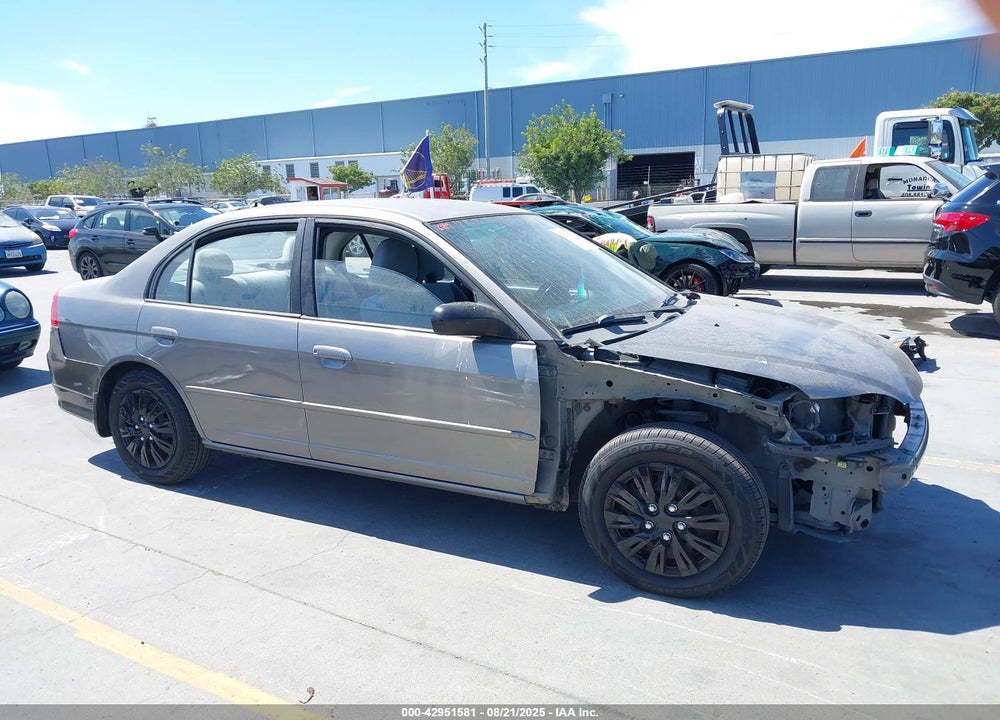 2005 HONDA CIVIC LX VIN: 2HGES16555H592394