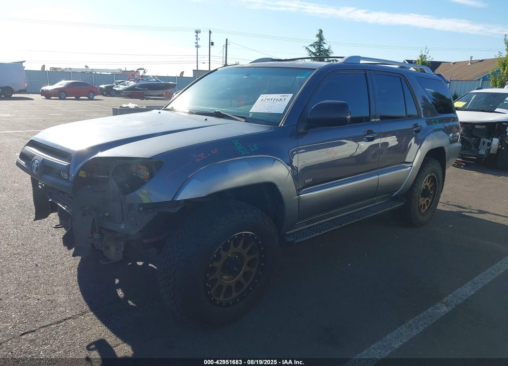 2003 TOYOTA 4RUNNER SR5 V8 VIN: JTEZT14R130009805