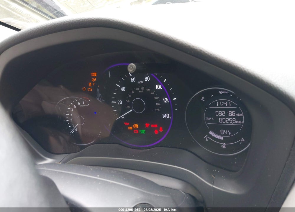2016 HONDA HR-V VIN: 3CZRU5H79GM711773
