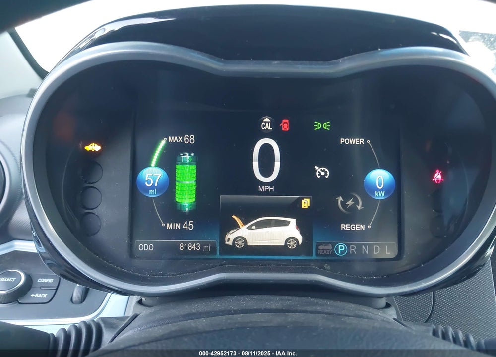 2015 CHEVROLET SPARK EV 1LT VIN: KL8CK6S01FC819011