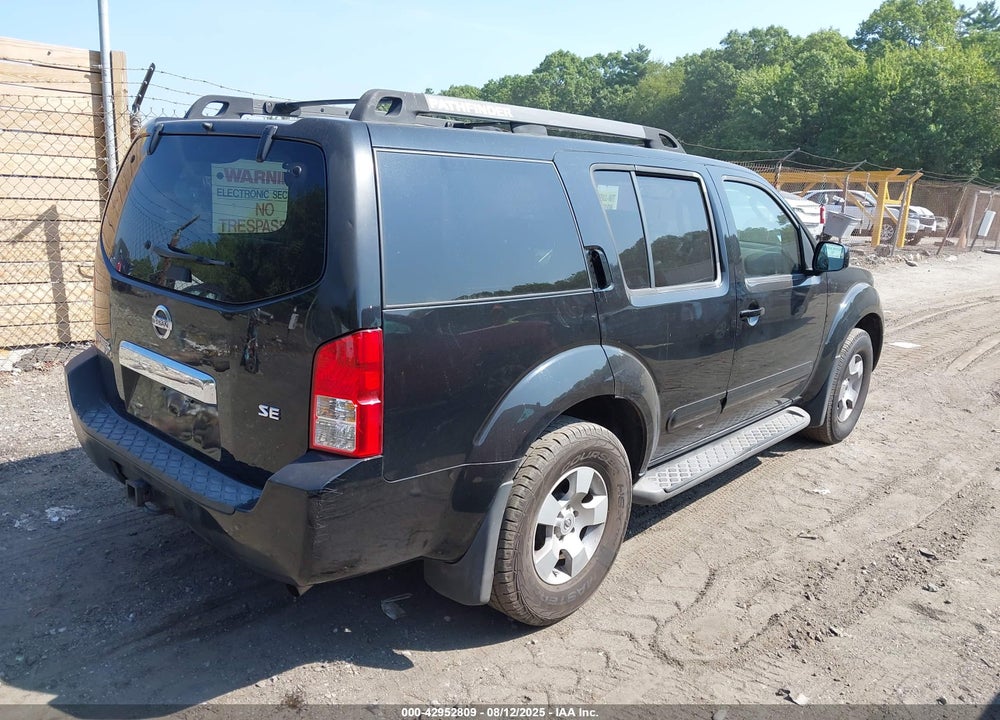2006 NISSAN PATHFINDER SE VIN: 5N1AR18WX6C661174