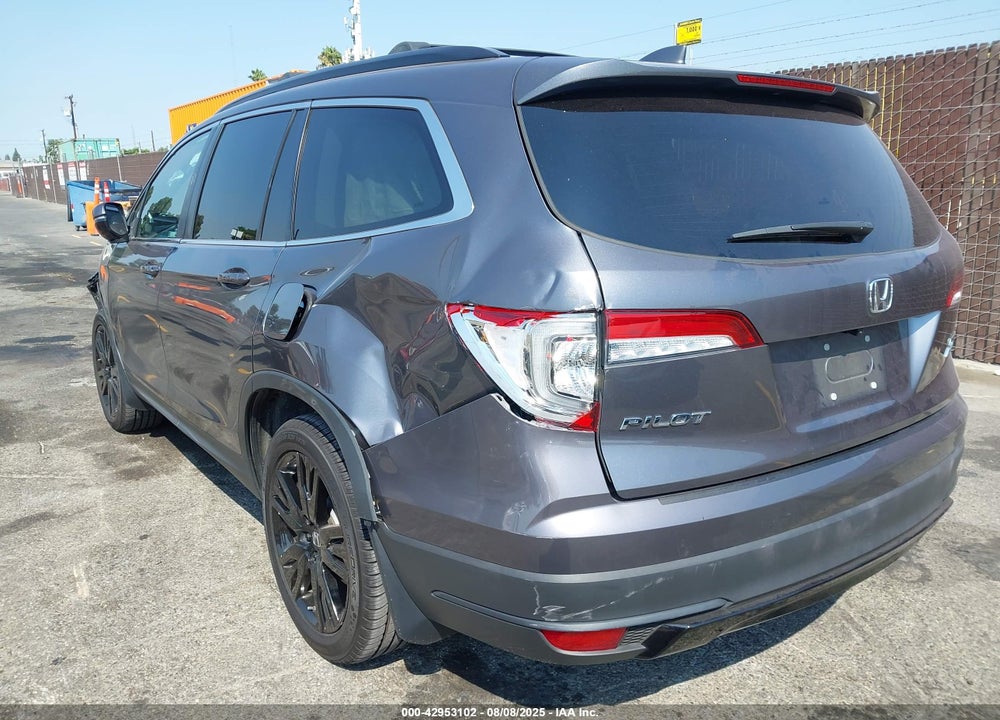 2022 HONDA PILOT VIN: 5FNYF6H2XNB096593