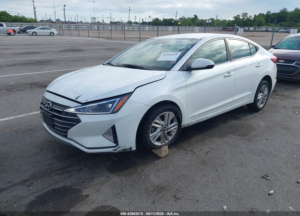 2019 HYUNDAI ELANTRA SEL VIN: 5NPD84LF6KH415265