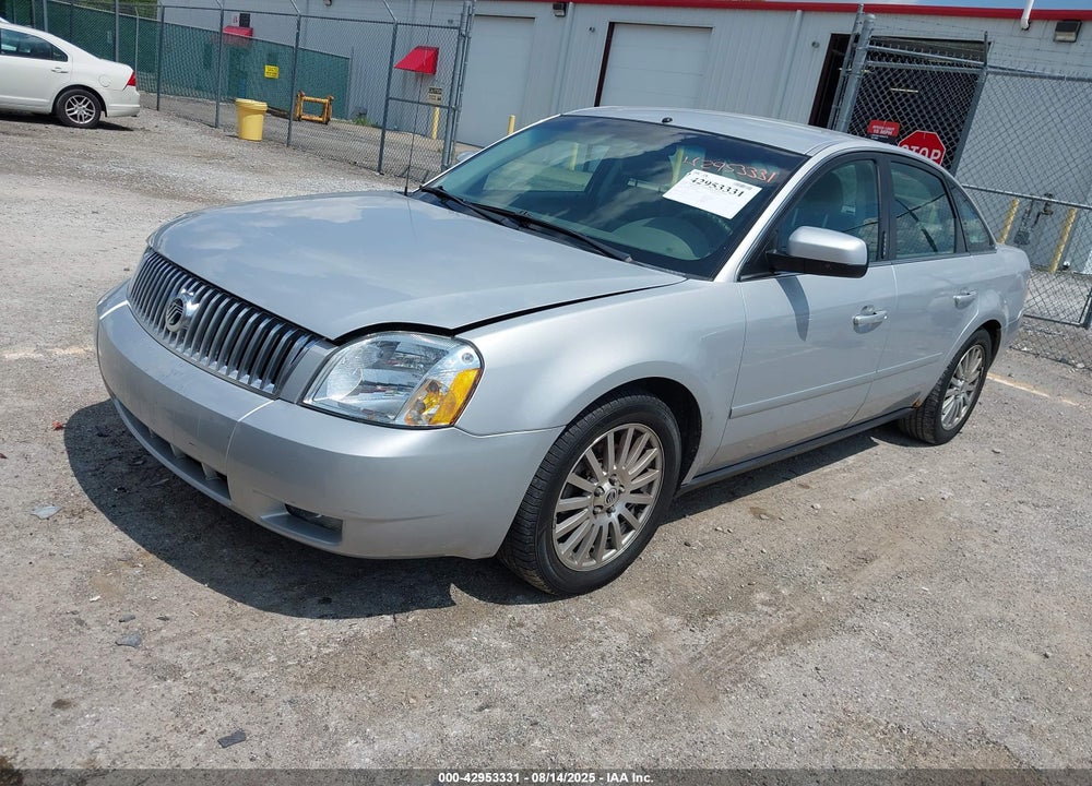 2005 MERCURY MONTEGO PREMIER VIN: 1MEFM42115G600289