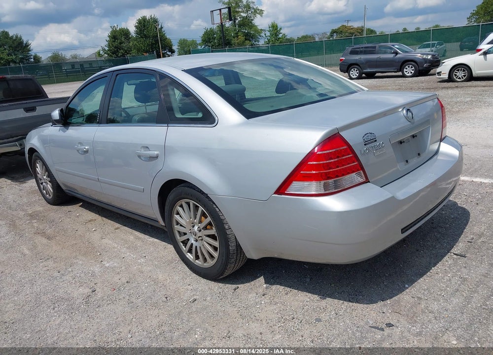 2005 MERCURY MONTEGO PREMIER VIN: 1MEFM42115G600289