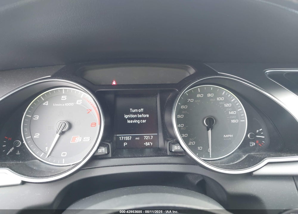 2014 AUDI S5 VIN: WAUCGAFR6EA000751