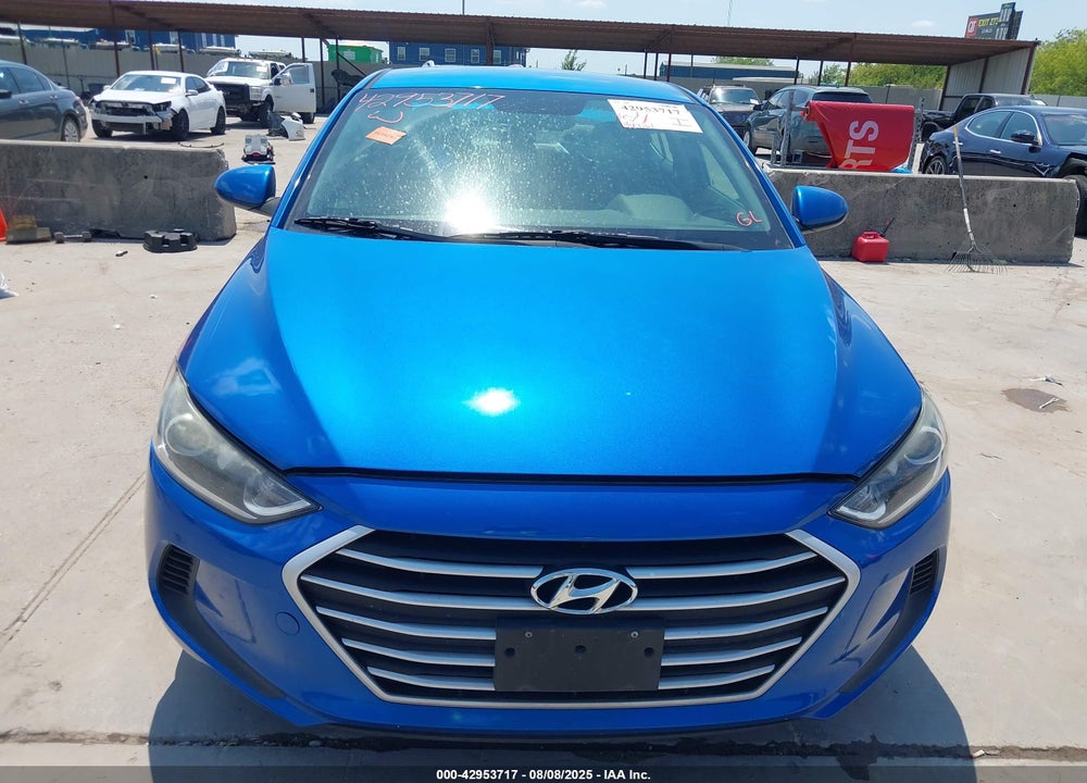2017 HYUNDAI ELANTRA VIN: KMHD74LF9HU315822