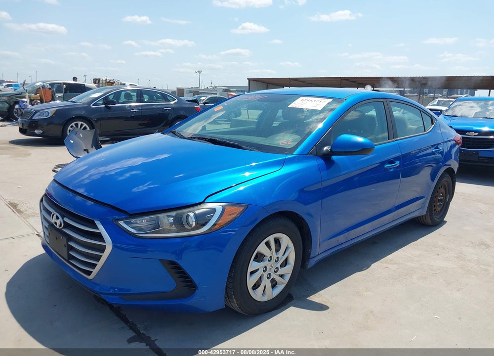 2017 HYUNDAI ELANTRA VIN: KMHD74LF9HU315822